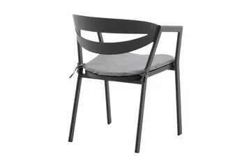 Slit Karmstol Utomhus - Svart/Grå - Utemöbler & utemiljö - Utestol & trädgårdsstol - Matstol & karmstol utomhus