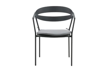 Slit Karmstol Utomhus - Svart/Grå - Utemöbler & utemiljö - Utestol & trädgårdsstol - Matstol & karmstol utomhus