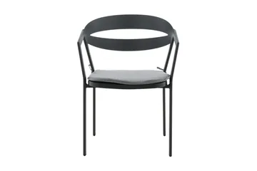 Slit Karmstol Utomhus - Svart/Grå - Utemöbler & utemiljö - Utestol & trädgårdsstol - Matstol & karmstol utomhus