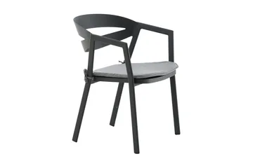 Slit Karmstol Utomhus - Svart/Grå - Utemöbler & utemiljö - Utestol & trädgårdsstol - Matstol & karmstol utomhus