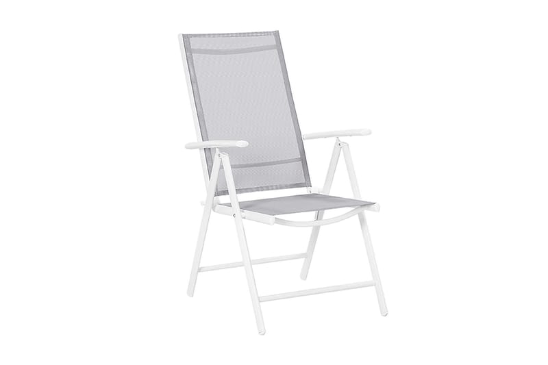 Trädgårdsstol 6 St Catania 44 cm - Grå - Balkongstol - Matstol & karmstol utomhus
