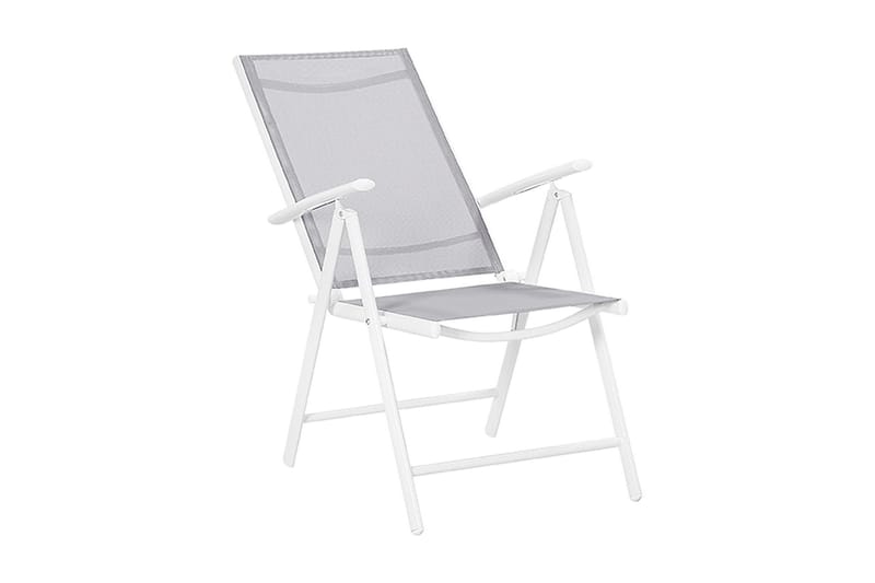 Trädgårdsstol 6 St Catania 44 cm - Grå - Balkongstol - Matstol & karmstol utomhus