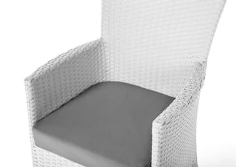 Trädgårdsstol Azuelo 2-pack - Vit - Utemöbler & utemiljö - Utestol & trädgårdsstol - Matstol & karmstol utomhus