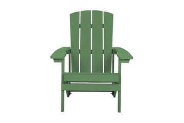 Trädgårdsstol med fotpall grön ADIRONDACK - Grön - Utemöbler & utemiljö - Utestol & trädgårdsstol - Matstol & karmstol utomhus