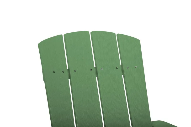 Trädgårdsstol med fotpall grön ADIRONDACK - Grön - Utemöbler & utemiljö - Utestol & trädgårdsstol - Solstol - Däckstol