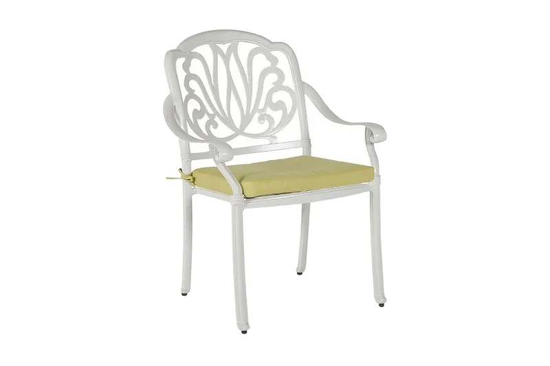 Trädgårdsstolar 4 st vit ANCONA, Vit