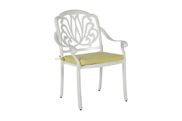 Trädgårdsstolar 4 st vit ANCONA - Vit - Utemöbler & utemiljö - Utestol & trädgårdsstol - Matstol & karmstol utomhus