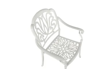 Trädgårdsstolar 4 st vit ANCONA - Vit - Utemöbler & utemiljö - Utestol & trädgårdsstol - Matstol & karmstol utomhus