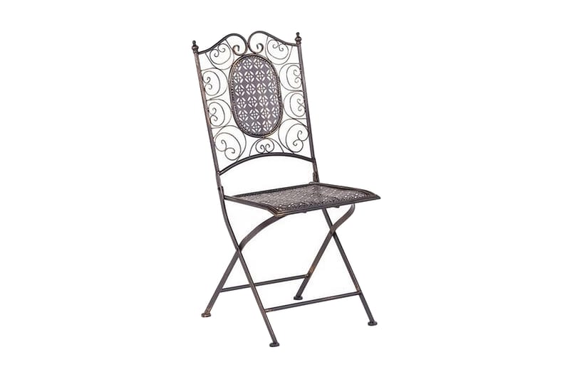 Trådgårdsstol 2 st svart BORMIO - Svart - Balkongstol - Matstol & karmstol utomhus