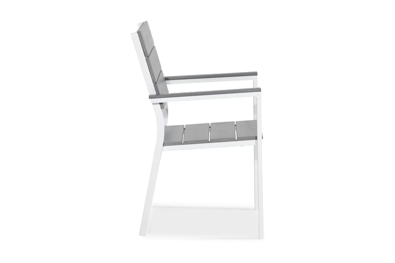 Tunis Stapelstol Utomhus Aintwood - Vit/Grå - Utemöbler & utemiljö - Utestol & trädgårdsstol - Matstol & karmstol utomhus