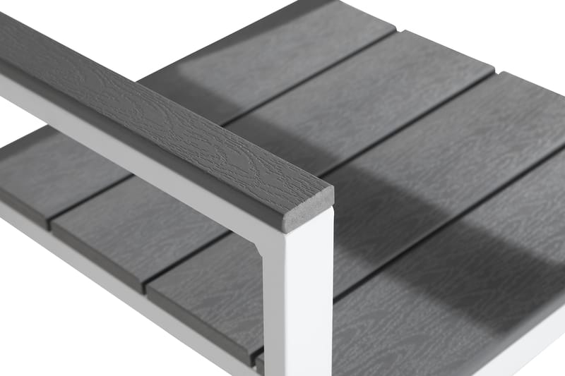 Tunis Stapelstol Vit/Grå - Vit/Grå - Utemöbler & utemiljö - Utestol & trädgårdsstol - Matstol & karmstol utomhus