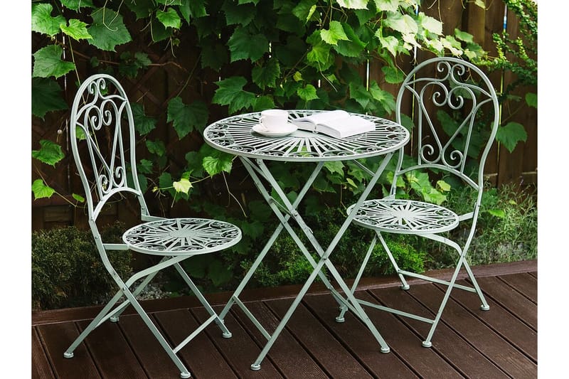 Utestol Roccavione 2-pack - Grön - Utemöbler & utemiljö - Utestol & trädgårdsstol - Matstol & karmstol utomhus
