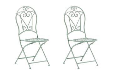 Utestol Roccavione 2-pack - Grön - Utemöbler & utemiljö - Utestol & trädgårdsstol - Matstol & karmstol utomhus