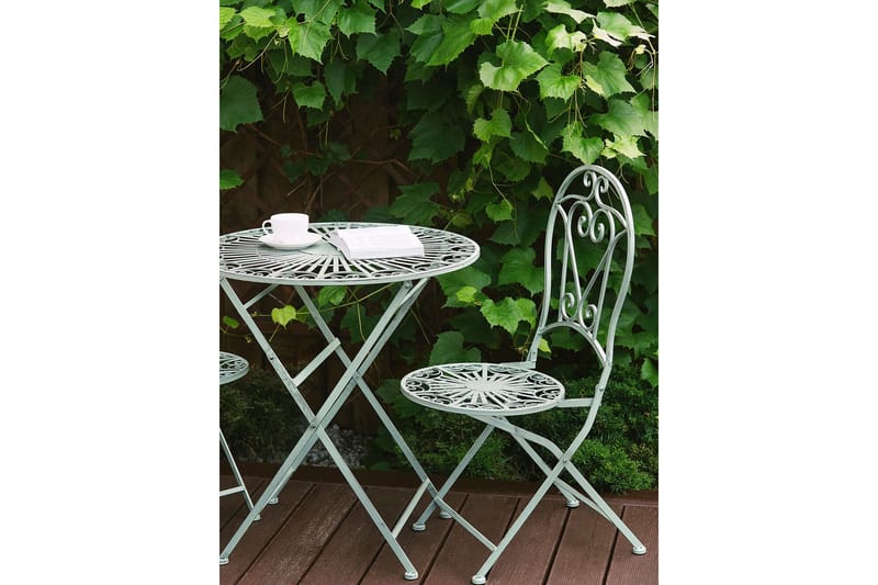 Utestol Roccavione 2-pack - Grön - Utemöbler & utemiljö - Utestol & trädgårdsstol - Matstol & karmstol utomhus