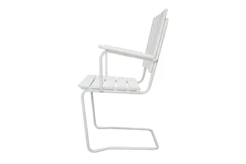 Vaxholm Karmstol Utomhus Vit - KWA - Utemöbler & utemiljö - Utestol & trädgårdsstol - Matstol & karmstol utomhus