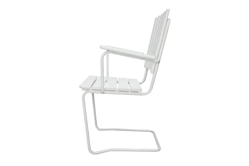 Vaxholm Karmstol Utomhus Vit - KWA - Utemöbler & utemiljö - Utestol & trädgårdsstol - Matstol & karmstol utomhus