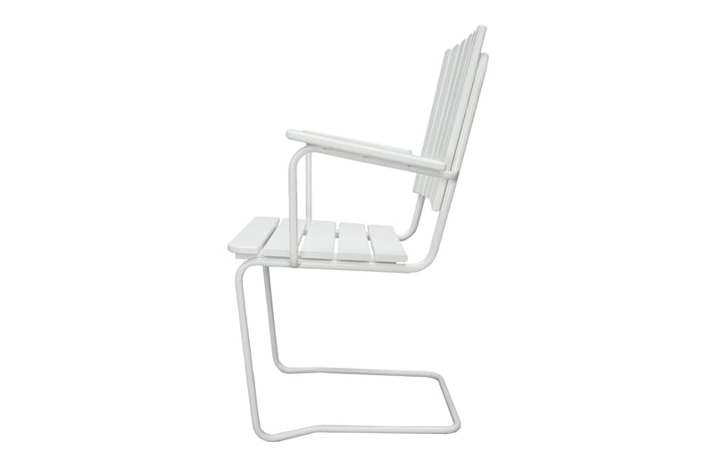 Vaxholm Karmstol Utomhus Vit - KWA - Utemöbler & utemiljö - Utestol & trädgårdsstol - Matstol & karmstol utomhus