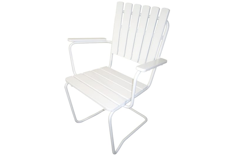 Vaxholm Karmstol Utomhus Vit - KWA - Utemöbler & utemiljö - Utestol & trädgårdsstol - Matstol & karmstol utomhus
