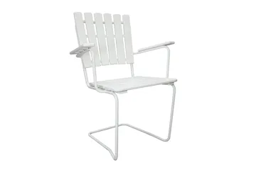 Vaxholm Karmstol Utomhus Vit - KWA - Utemöbler & utemiljö - Utestol & trädgårdsstol - Matstol & karmstol utomhus