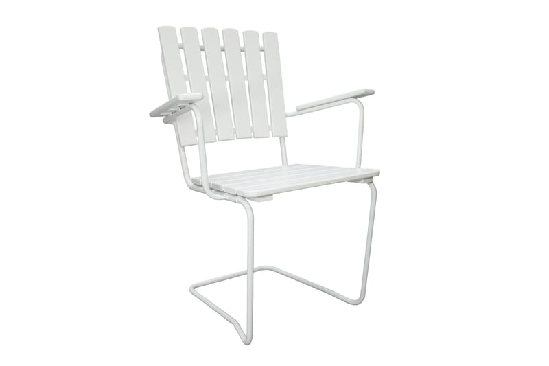 Vaxholm Karmstol Utomhus Vit - KWA - Utemöbler & utemiljö - Utestol & trädgårdsstol - Matstol & karmstol utomhus