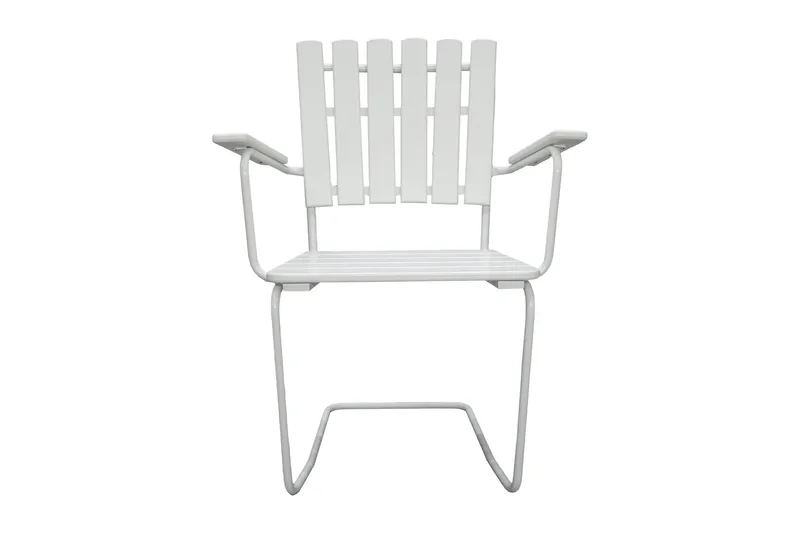 Vaxholm Karmstol Utomhus Vit - KWA - Utemöbler & utemiljö - Utestol & trädgårdsstol - Matstol & karmstol utomhus