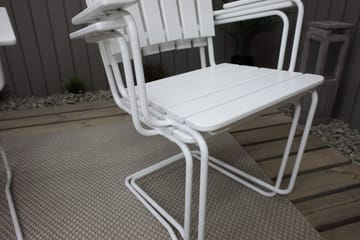 Vaxholm Karmstol Utomhus Vit - KWA - Utemöbler & utemiljö - Utestol & trädgårdsstol - Matstol & karmstol utomhus