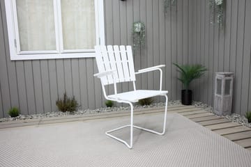 Vaxholm Karmstol Utomhus Vit - KWA - Utemöbler & utemiljö - Utestol & trädgårdsstol - Matstol & karmstol utomhus