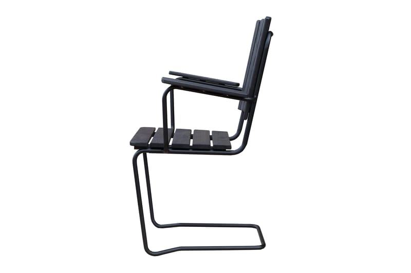 Vaxholm Utefåtölj - Kaffesvart/Grå - Utemöbler & utemiljö - Utestol & trädgårdsstol - Matstol & karmstol utomhus