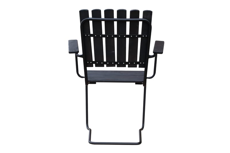 Vaxholm Utefåtölj - Kaffesvart/Grå - Utemöbler & utemiljö - Utestol & trädgårdsstol - Matstol & karmstol utomhus