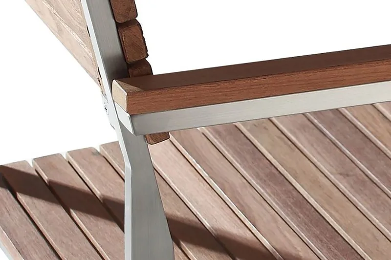 Viareggio Trädgårdsstol 6 St 53 cm - Trä/Natur - Utemöbler & utemiljö - Utestol & trädgårdsstol - Matstol & karmstol utomhus