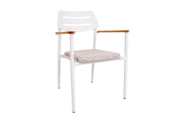 Wales Utestol Vit - Utemöbler & utemiljö - Utestol & trädgårdsstol - Matstol & karmstol utomhus