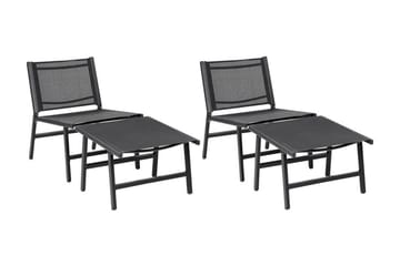 Montmagny Solstol 54x60 cm - Svart - Utemöbler & utemiljö - Utestol & trädgårdsstol - Solstol