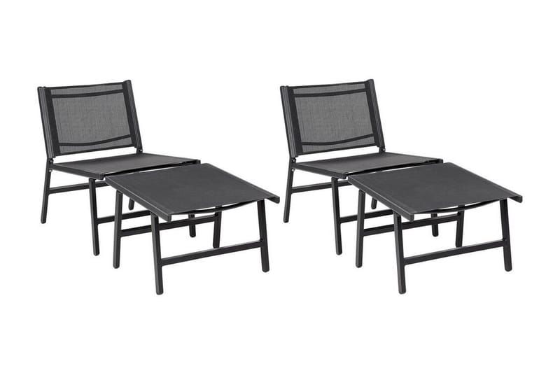 Montmagny Solstol 54x60 cm - Svart - Utemöbler & utemiljö - Utestol & trädgårdsstol - Solstol