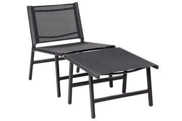 Montmagny Solstol 54x60 cm - Svart - Utemöbler & utemiljö - Utestol & trädgårdsstol - Solstol