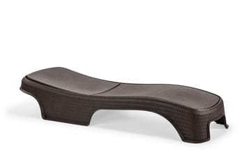 Muneo Solsäng 197 cm - Mörkbrun - Utemöbler & utemiljö - Utestol & trädgårdsstol - Solsäng & solvagn