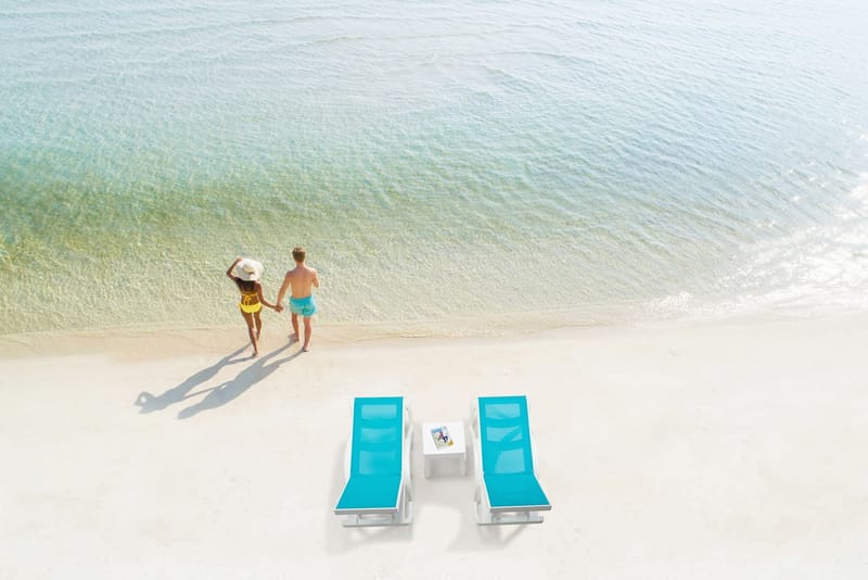 Muneo Solsäng 209 cm - Vit / Antracit - Utemöbler & utemiljö - Utestol & trädgårdsstol - Solsäng & solvagn