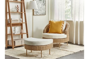 Napa Utefåtölj - Natural/Beige/Vit - Utemöbler & utemiljö - Utestol & trädgårdsstol - Utefåtölj & loungefåtölj