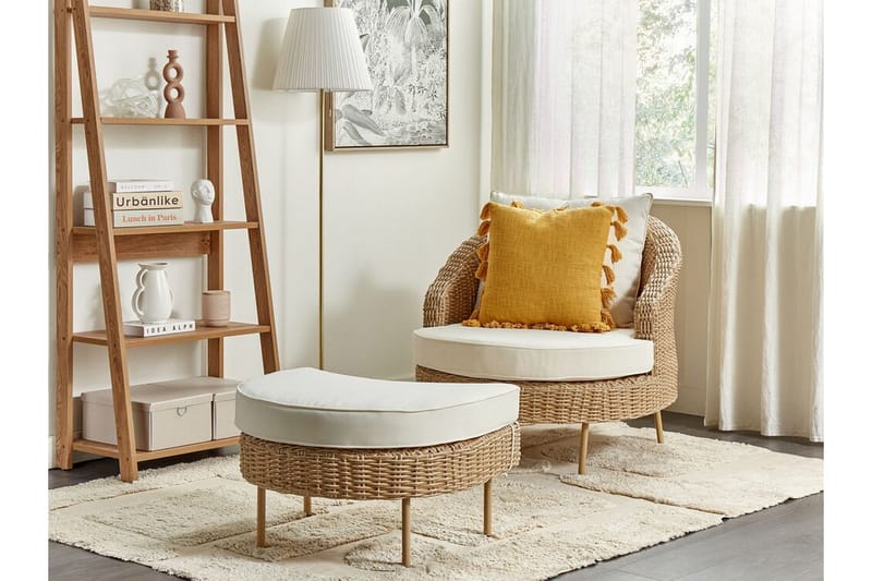 Napa Utefåtölj - Natural/Beige/Vit - Utemöbler & utemiljö - Utestol & trädgårdsstol - Utefåtölj & loungefåtölj