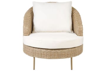Napa Utefåtölj - Natural/Beige/Vit - Utemöbler & utemiljö - Utestol & trädgårdsstol - Utefåtölj & loungefåtölj