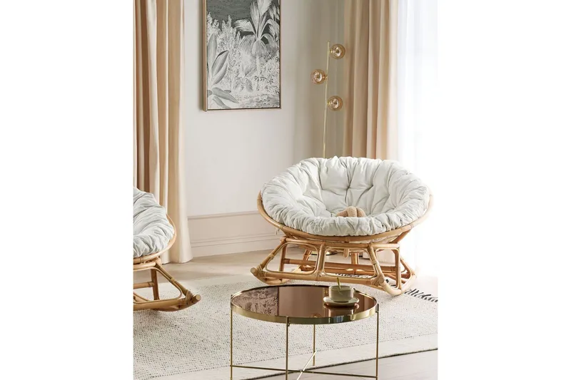 Niverville Gungstol utomhus - Natural/Beige - Utemöbler & utemiljö - Utestol & trädgårdsstol - Gungstol utomhus