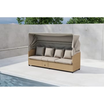 Nopy Solstol 200x60 cm - Beige - Utemöbler & utemiljö - Utestol & trädgårdsstol - Solstol