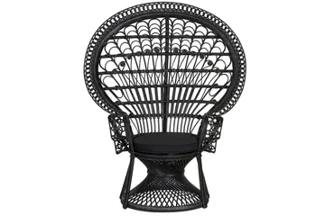 Påfågelstol Emmanuelle - Svart - Utemöbler & utemiljö - Utestol & trädgårdsstol - Utefåtölj & loungefåtölj
