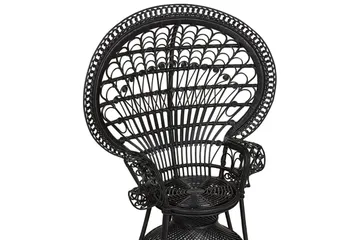 Påfågelstol Emmanuelle - Svart - Utemöbler & utemiljö - Utestol & trädgårdsstol - Utefåtölj & loungefåtölj