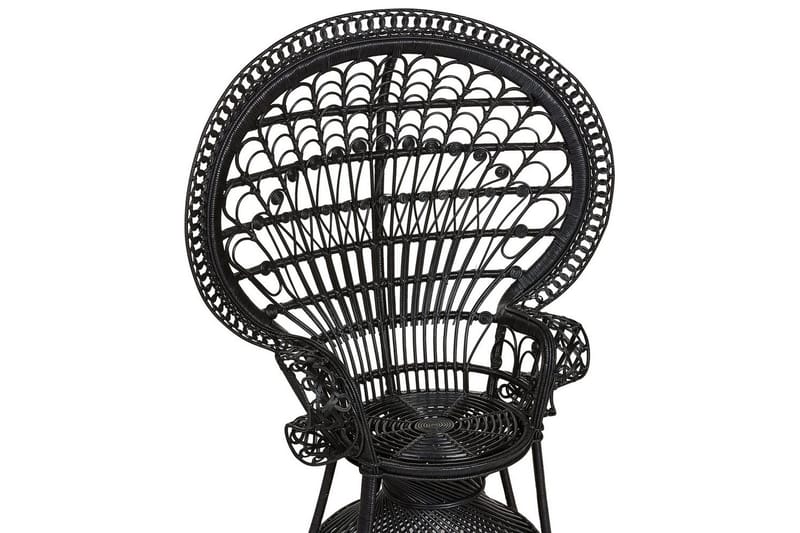 Påfågelstol Emmanuelle - Svart - Utemöbler & utemiljö - Utestol & trädgårdsstol - Utefåtölj & loungefåtölj