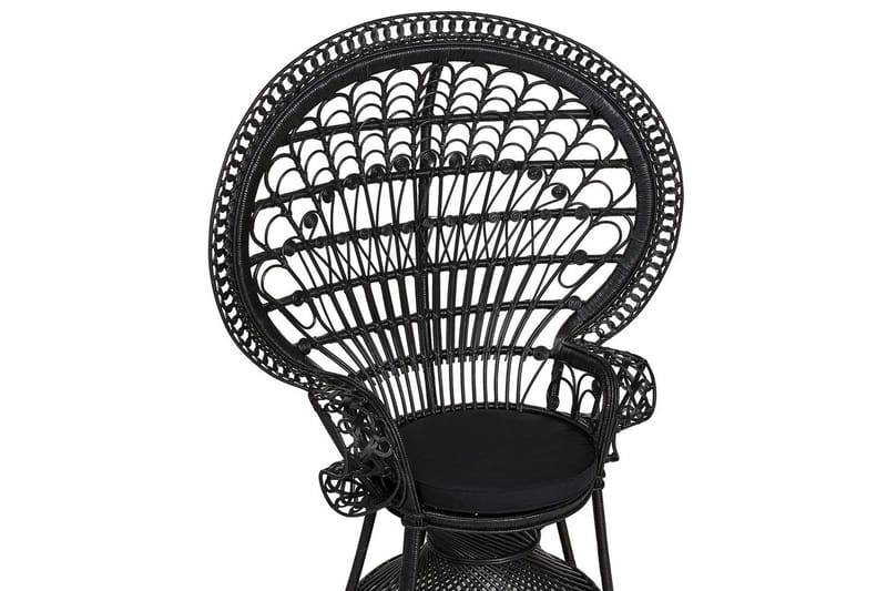 Påfågelstol Emmanuelle - Svart - Utemöbler & utemiljö - Utestol & trädgårdsstol - Utefåtölj & loungefåtölj