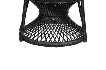 Påfågelstol Emmanuelle - Svart - Utemöbler & utemiljö - Utestol & trädgårdsstol - Utefåtölj & loungefåtölj