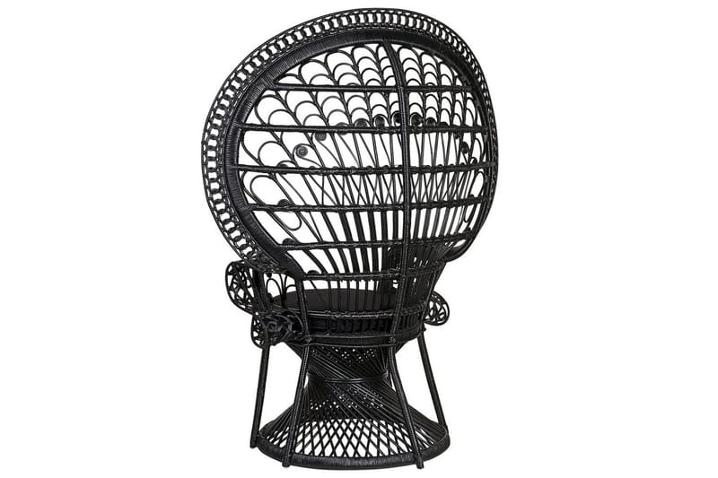 Påfågelstol Emmanuelle - Svart - Utemöbler & utemiljö - Utestol & trädgårdsstol - Utefåtölj & loungefåtölj