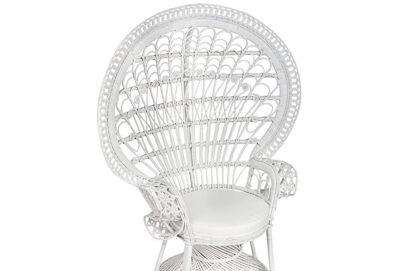 Påfågelstol Emmanuelle - Vit - Utemöbler & utemiljö - Utestol & trädgårdsstol - Utefåtölj & loungefåtölj