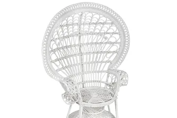 Påfågelstol Emmanuelle - Vit - Utem öbler & utemiljö - Utestol & trädgårdsstol - Utefåtölj & loungefåtölj