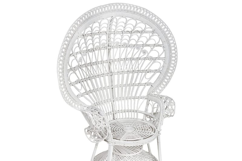 Påfågelstol Emmanuelle - Vit - Utemöbler & utemiljö - Utestol & trädgårdsstol - Utefåtölj & loungefåtölj